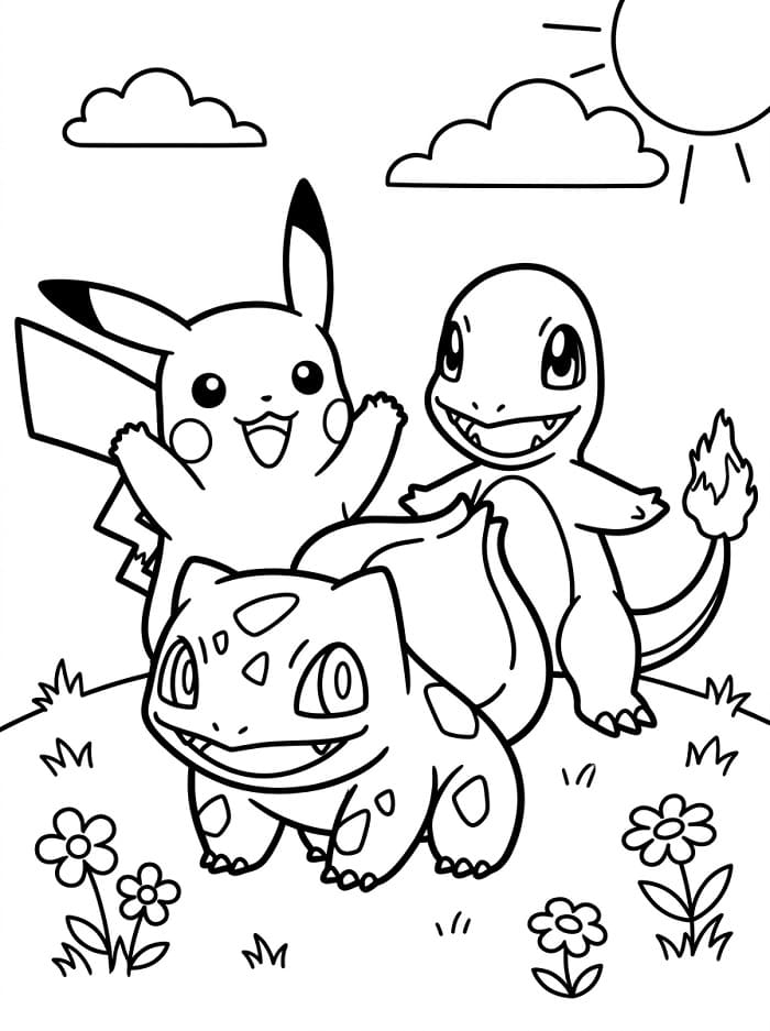 Pokemon színező
