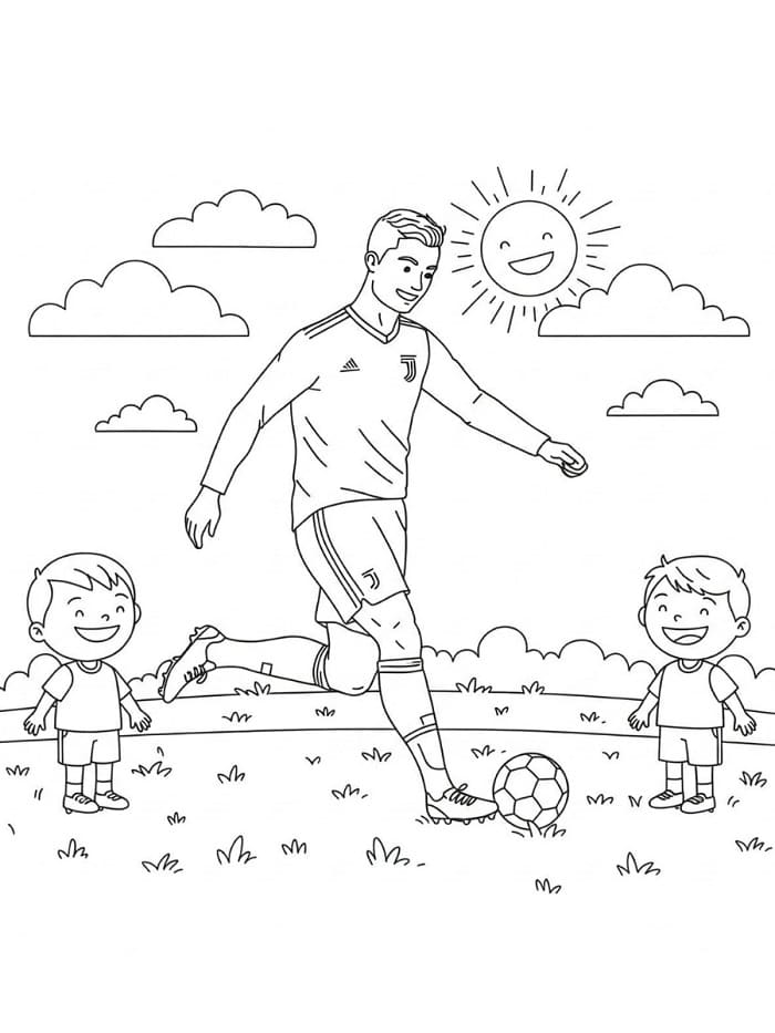 Cristiano Ronaldo és a gyerekek