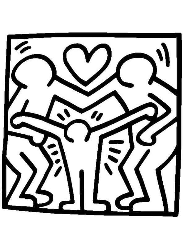 Keith Haring ingyenesen nyomtatható