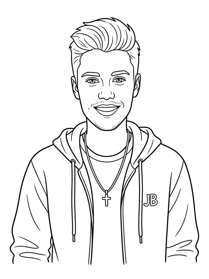Mosolygó Justin Bieber