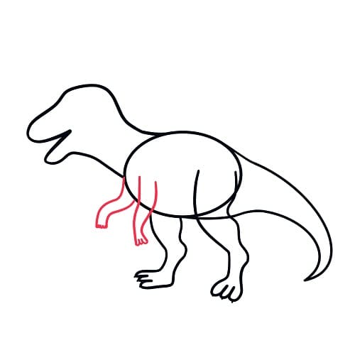 8. Lépés dinoszauruszt