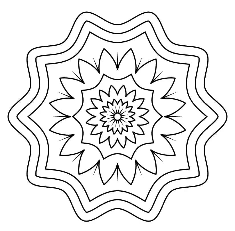 Alap virág mandala