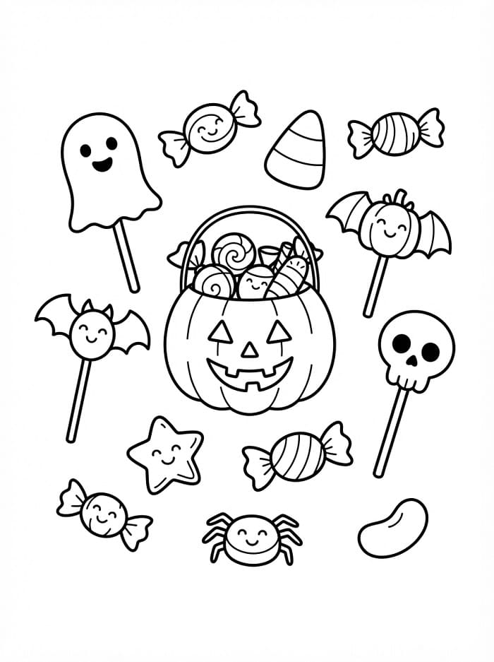 Halloween (44) színező