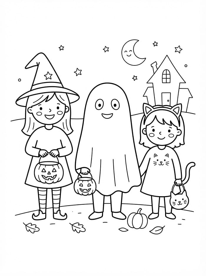 Halloween színező