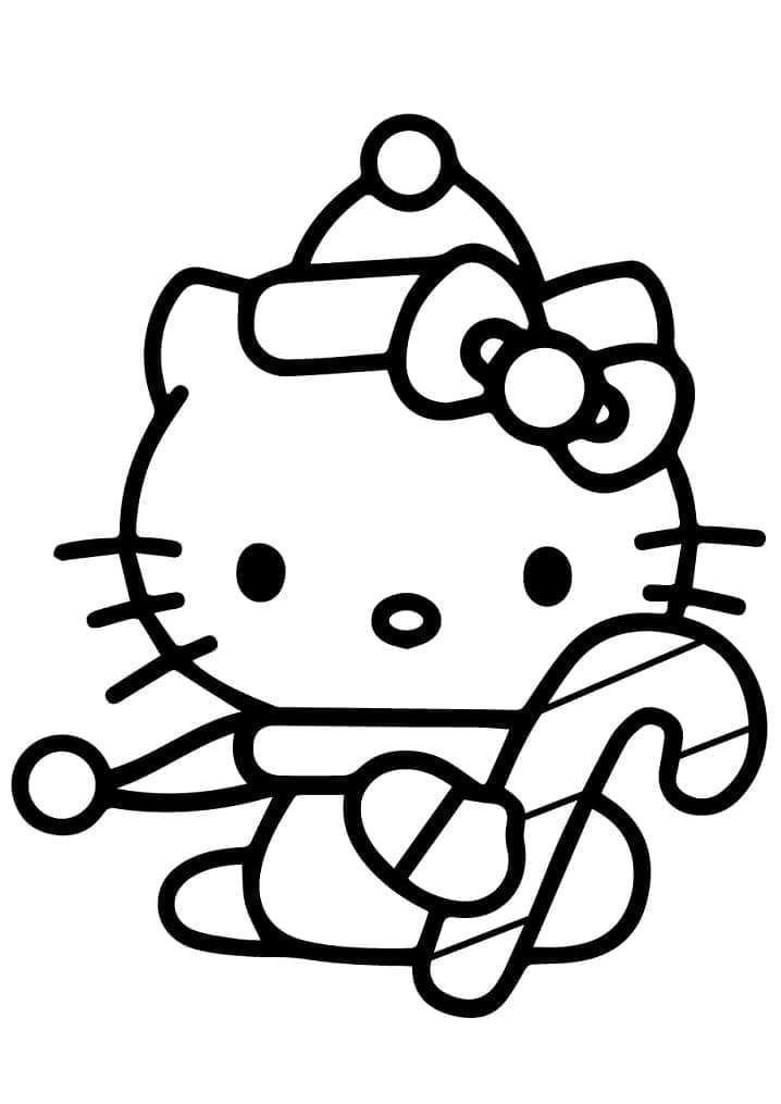 Hello Kitty télen