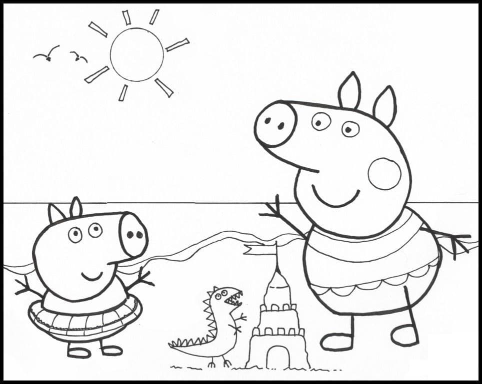 Peppa Malac nyomtatható