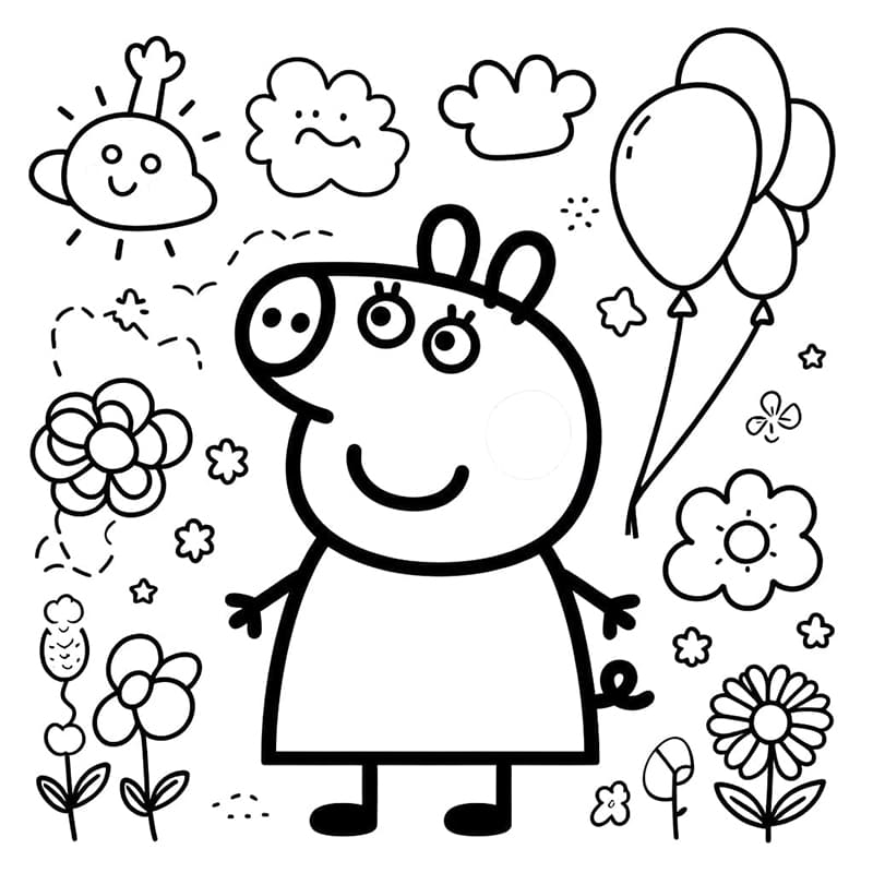 Peppa Malac nyomtatni