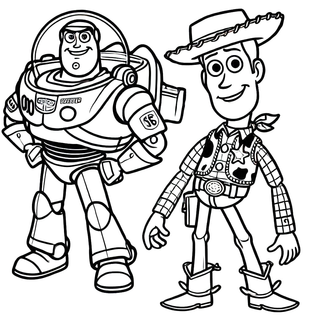 Toy Story Játékháború színezők