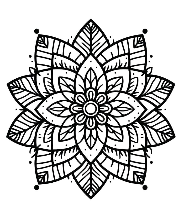 Virág mandala (3)