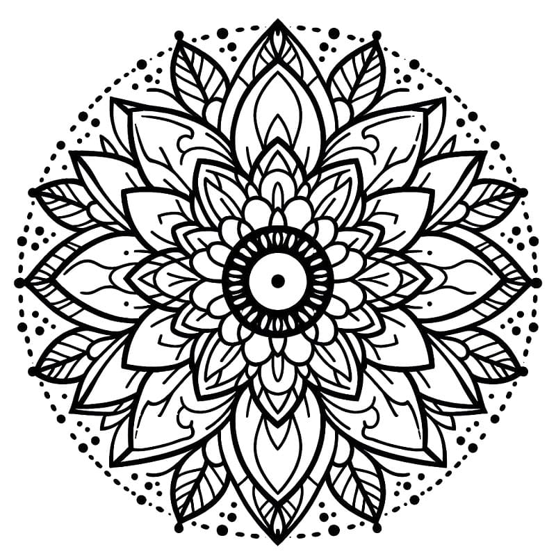 Virág mandala (7)