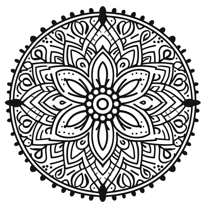 Virág mandala (8)