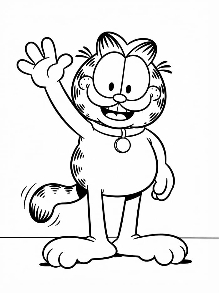 Nyomtatható Garfield