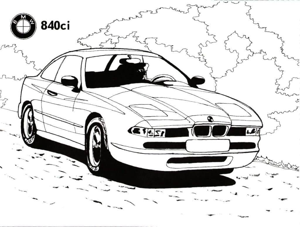 BMW 840ci autó