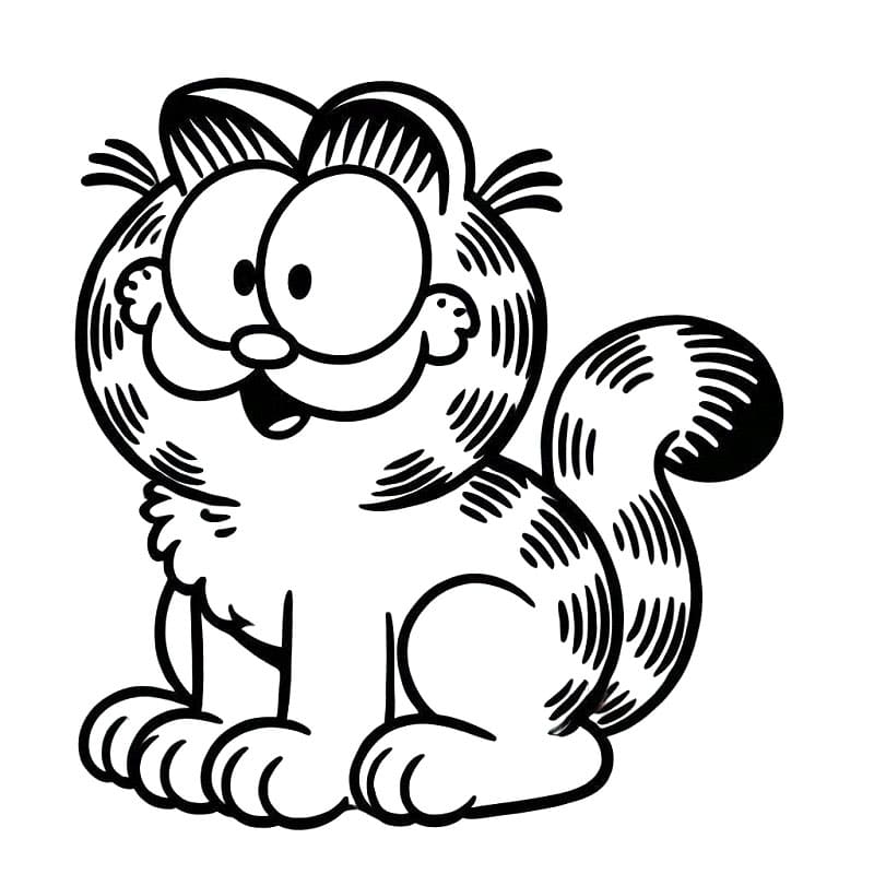 Nagyon boldog Garfield