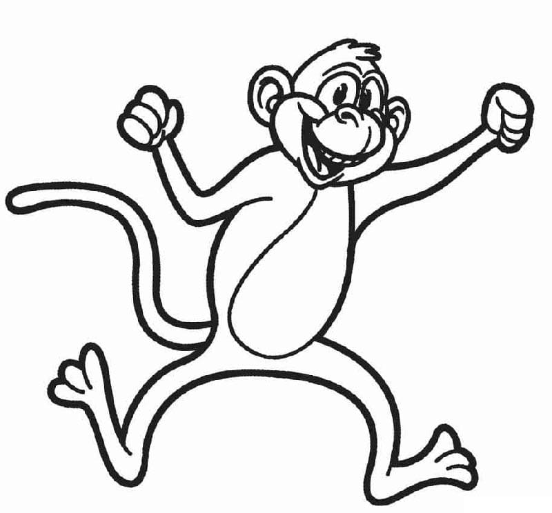 Ingyenes nyomtatható Monkey