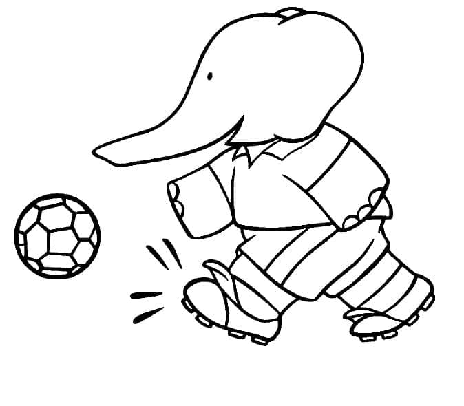 Babar nyomtatható gyerekeknek