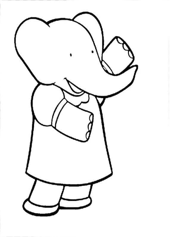 Babar nyomtatható kép