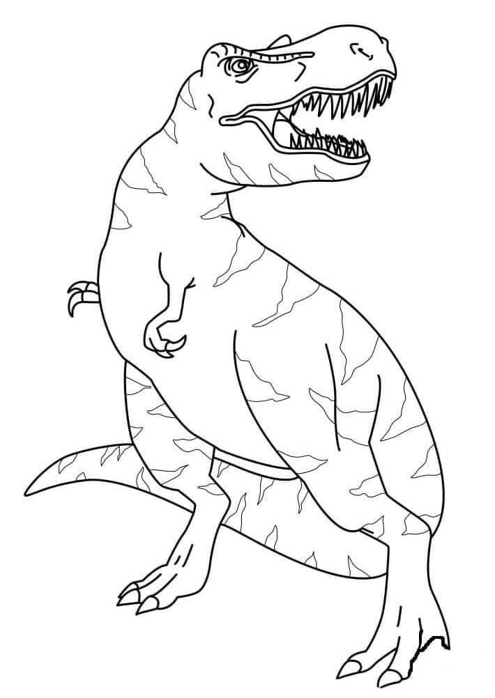 Dühös T-Rex dinoszaurusz