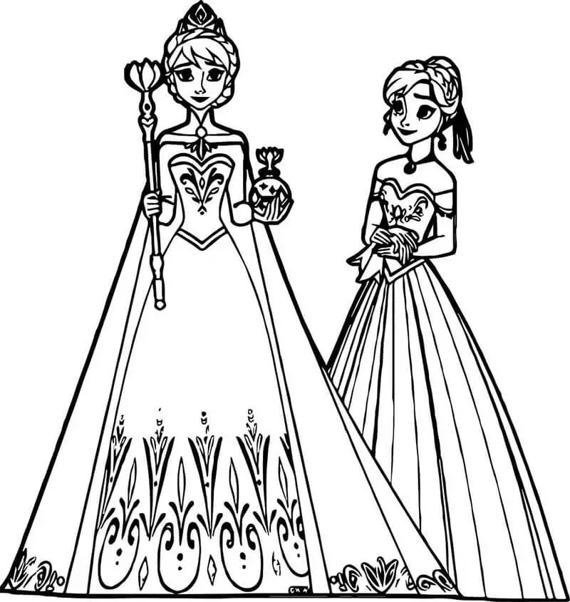 Elza és Anna a Disney-ből