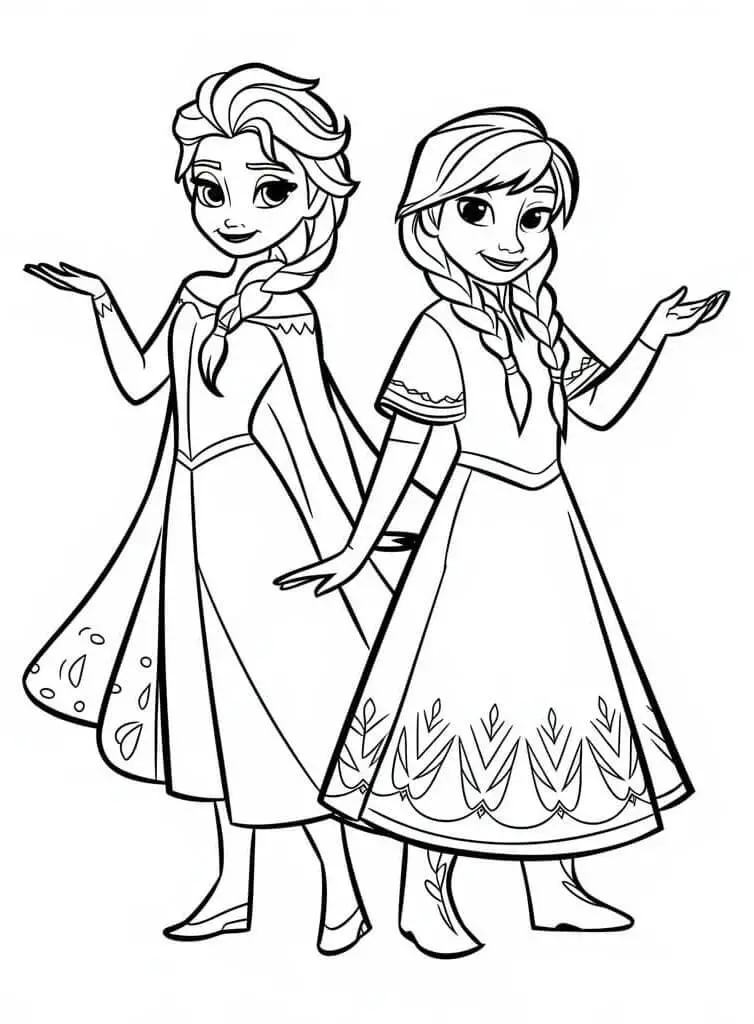 Elza és Anna Disney