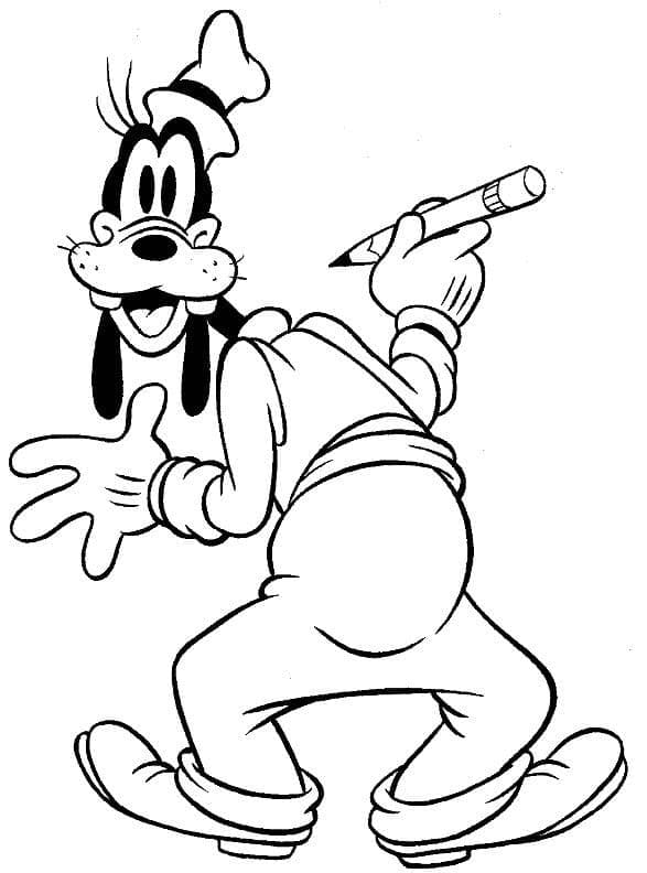 Goofy ingyenesen nyomtatható