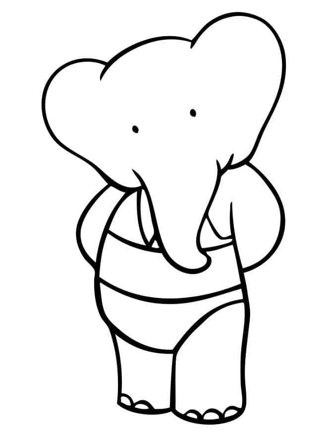 Ingyenes nyomtatható Babar