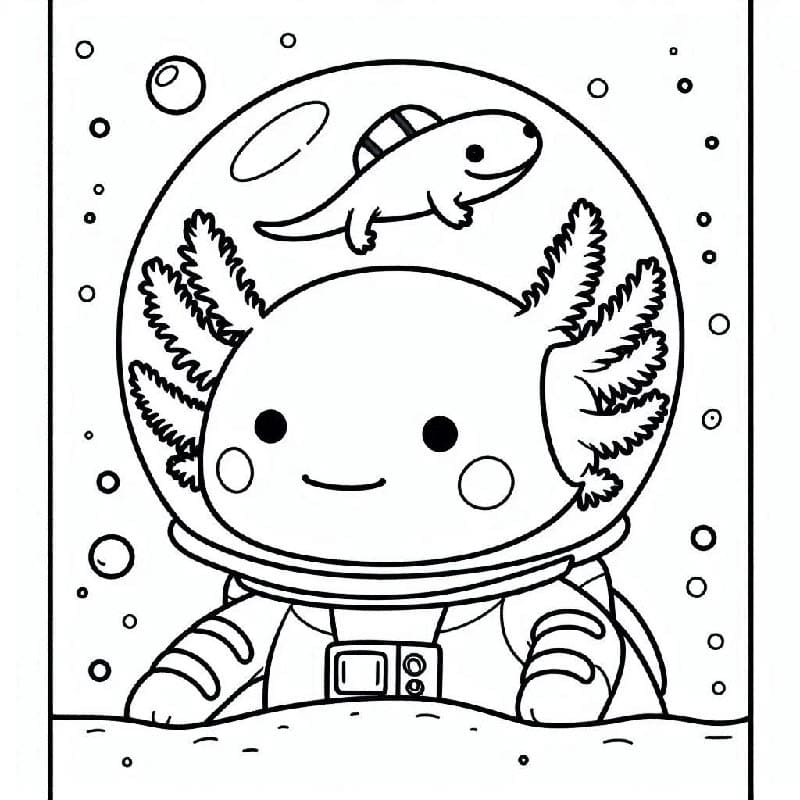 Axolotl színező