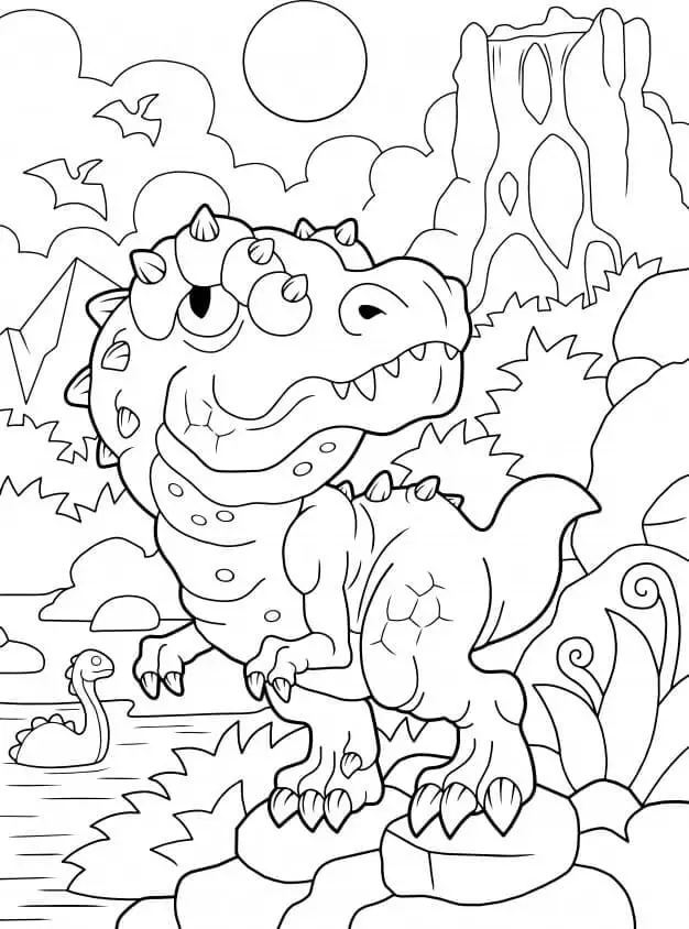 Kis T-Rex dinoszaurusz