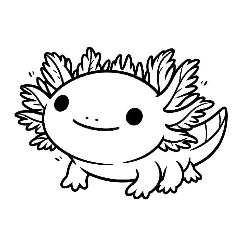 Mosolygós axolotl