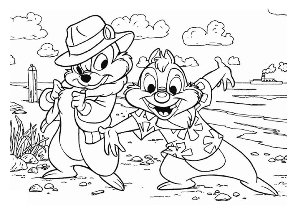 Nagyon aranyos Chip és Dale