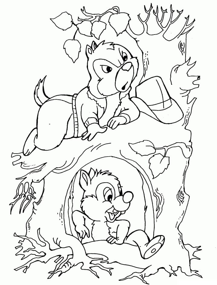 Nyomtatás Chip és Dale