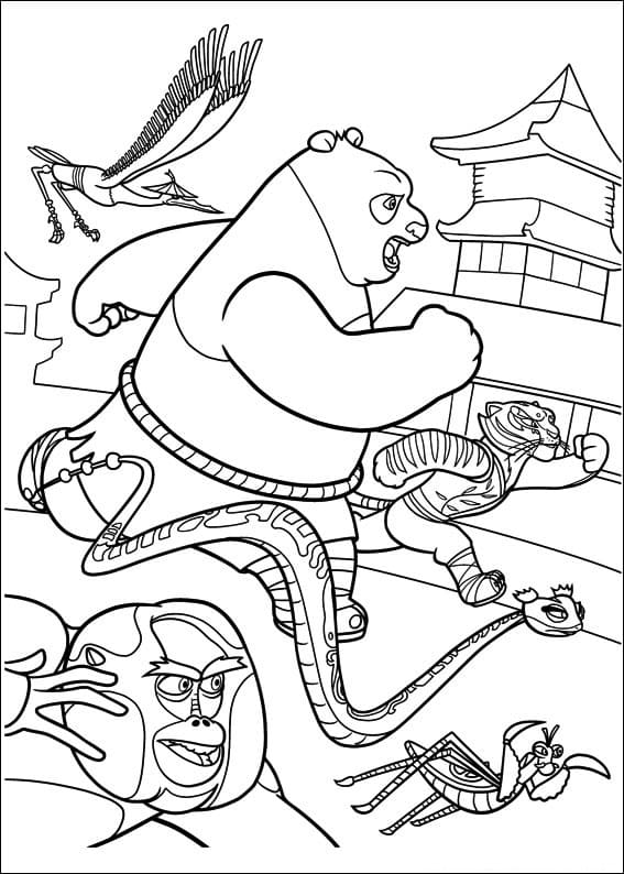 Nyomtatás Kung Fu Panda