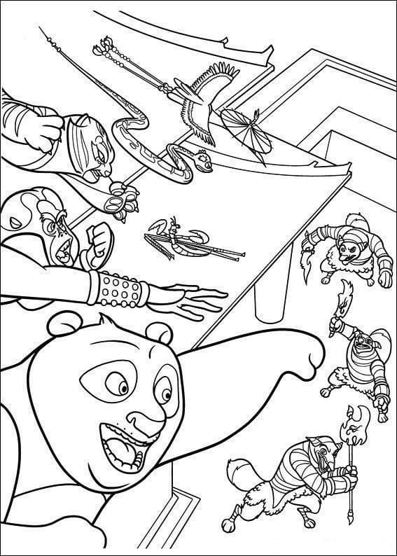 Nyomtatható Kung Fu Panda