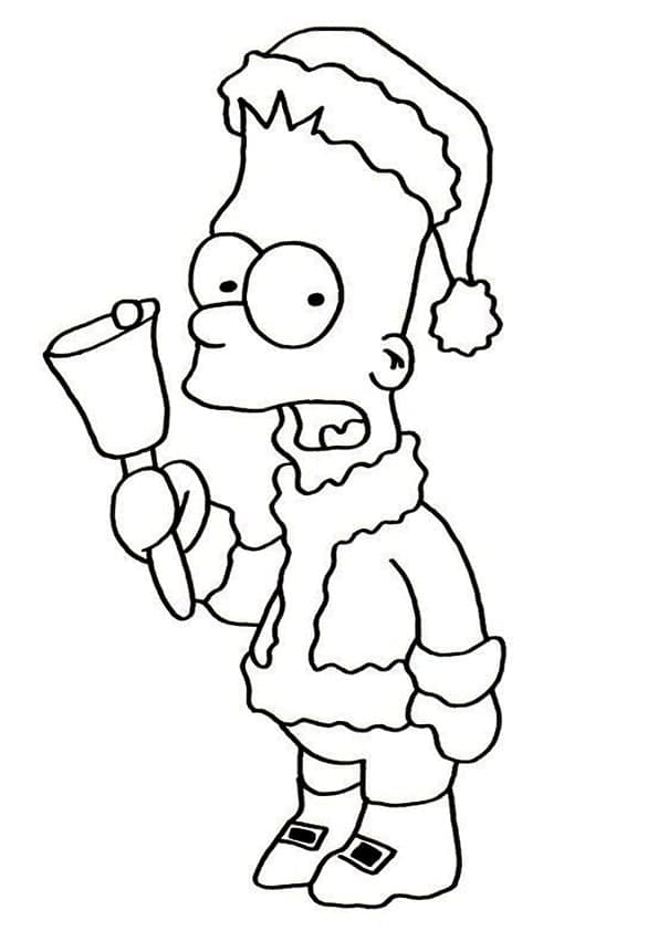 Simpson család gyerekeknek színező