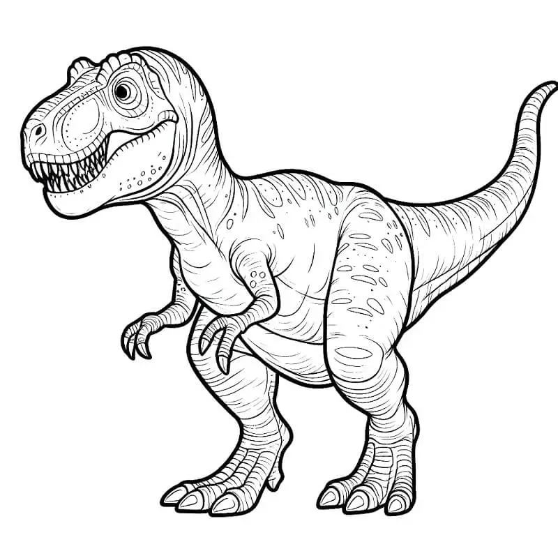 T-Rex nyomtatható kép