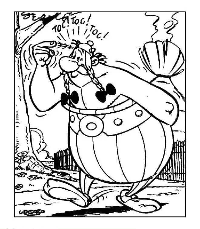 Asterix és Obelix ingyenesen nyomtatható