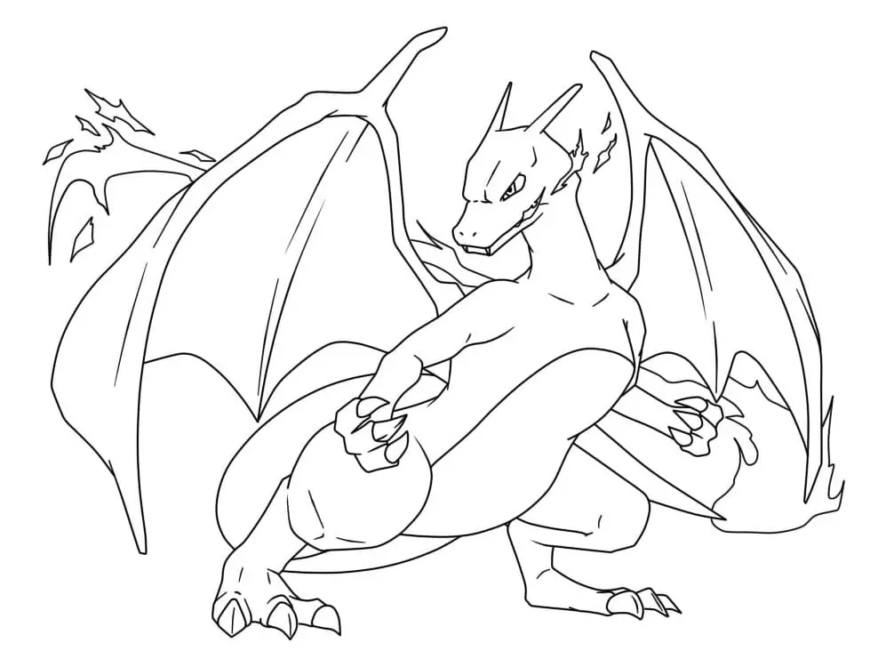 Charizard ingyenes nyomtatásra