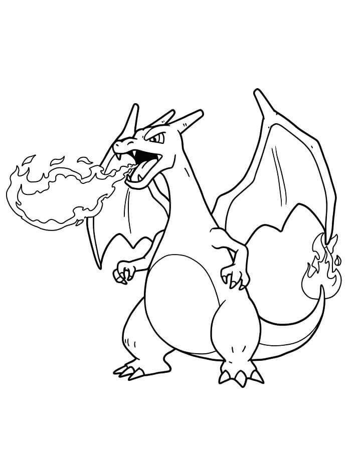 Charizard kinyomtatásra