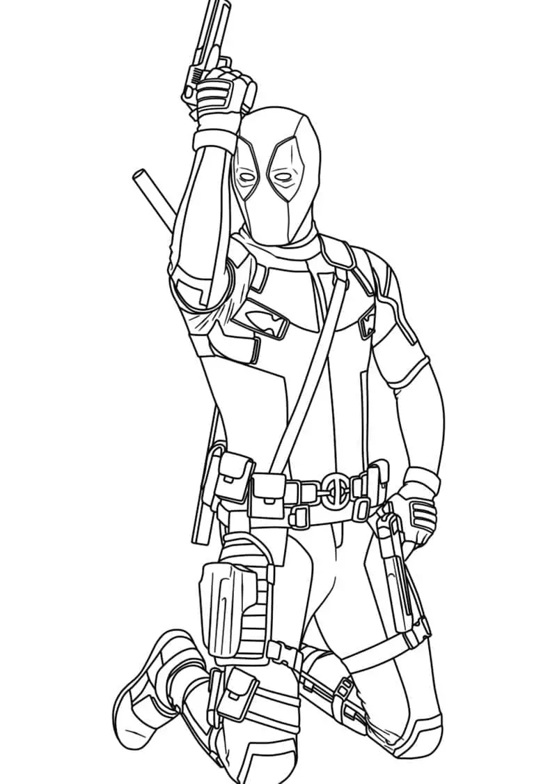 Deadpool ingyenes nyomtatható