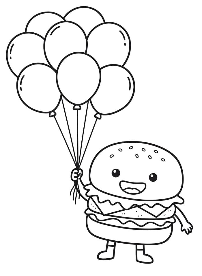 Gyerekeknek Hamburger Nyomtatható