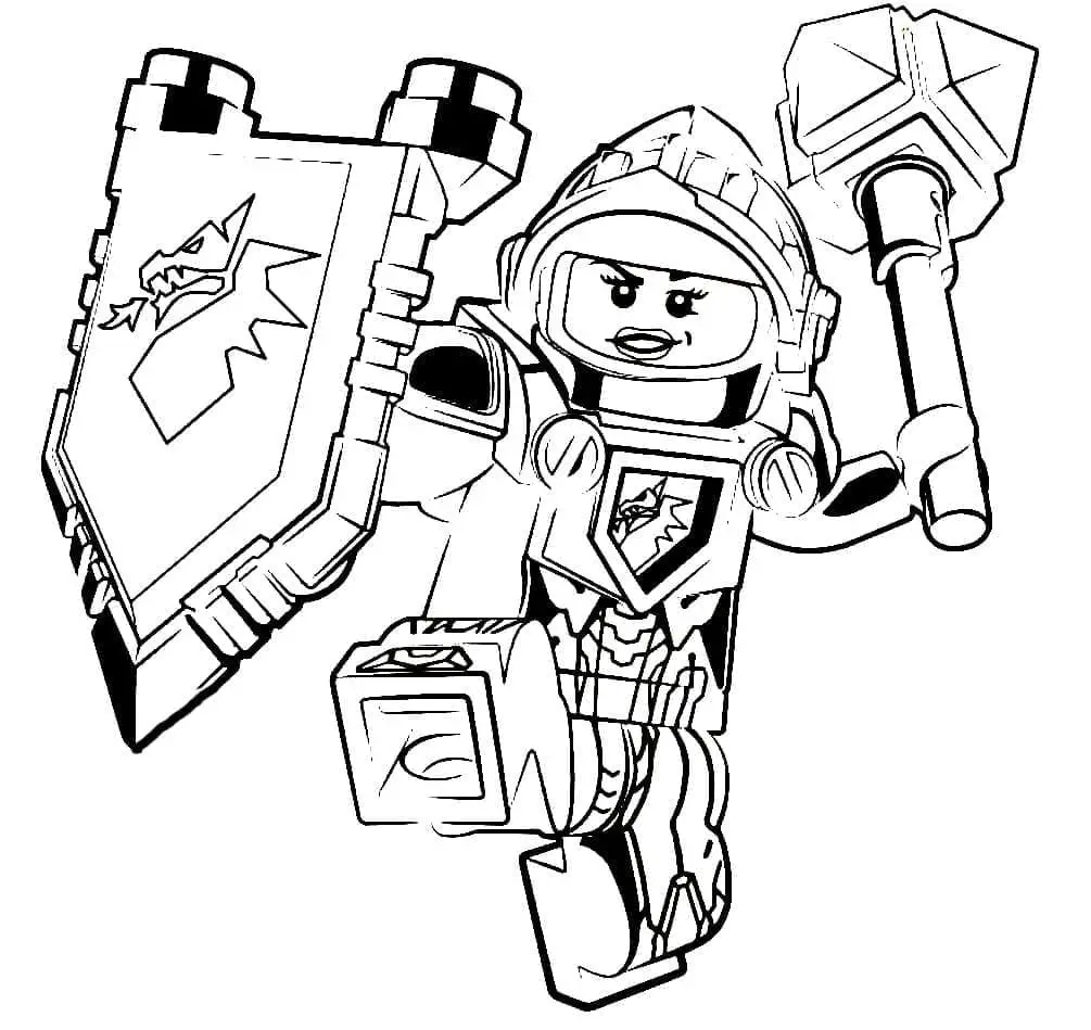 Gyerekeknek Lego Nexo Knights Nyomtatható