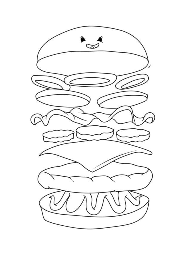 Hamburger Nyomtatható