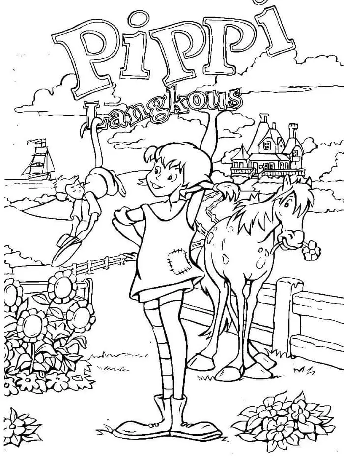 Harisnyás Pippi kép