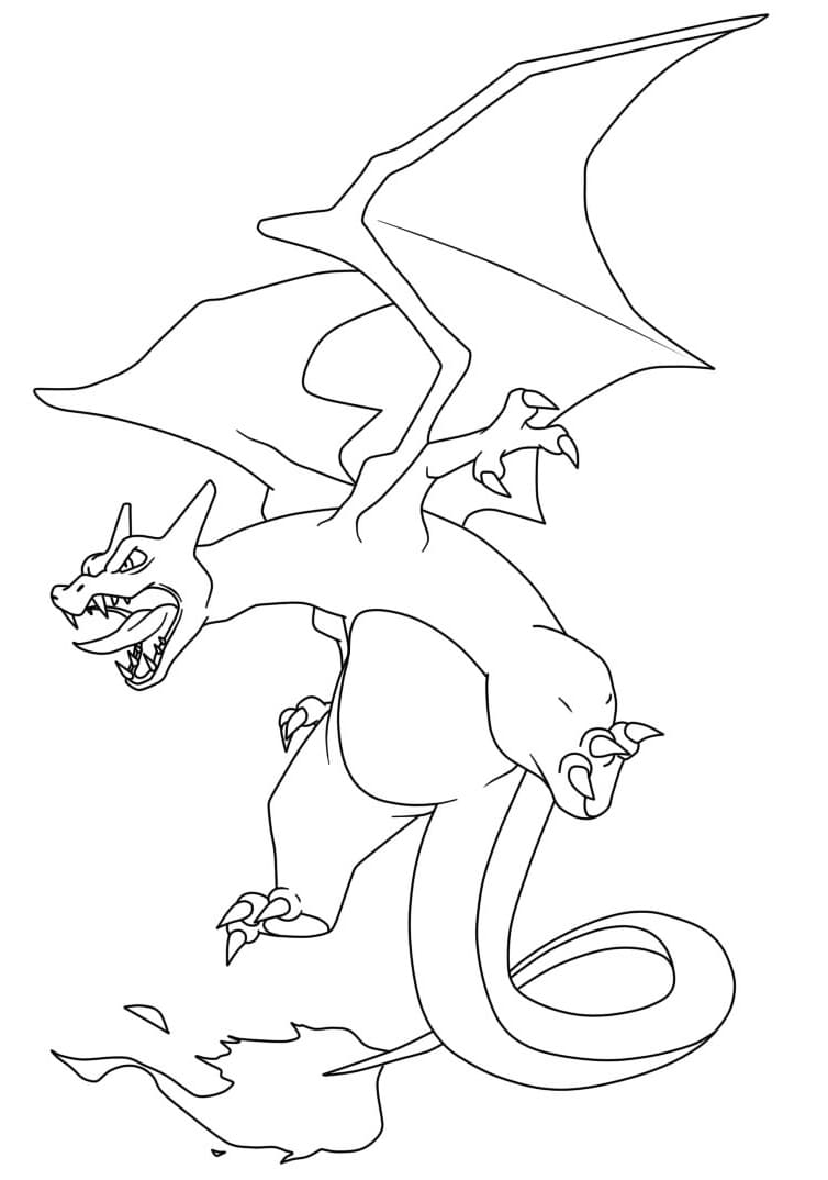 Ingyenes Charizard kép gyerekeknek