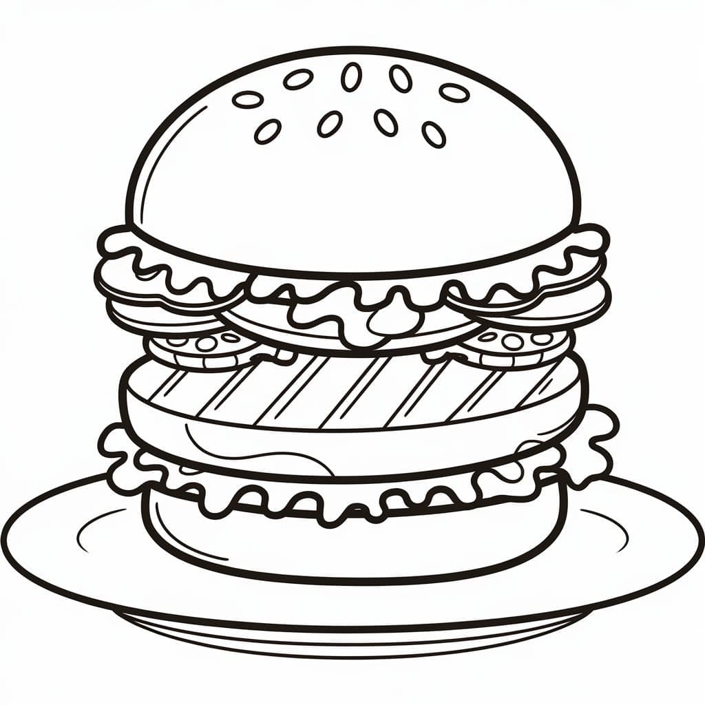 Ingyenes Hamburger Nyomtatható