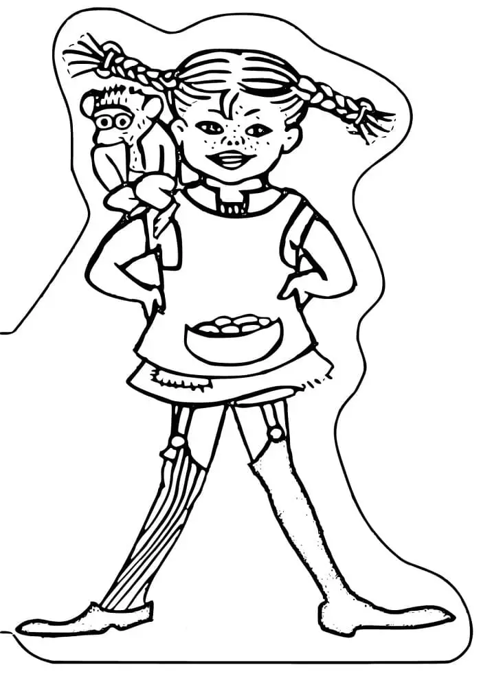 Ingyenes nyomtatható Harisnyás Pippi
