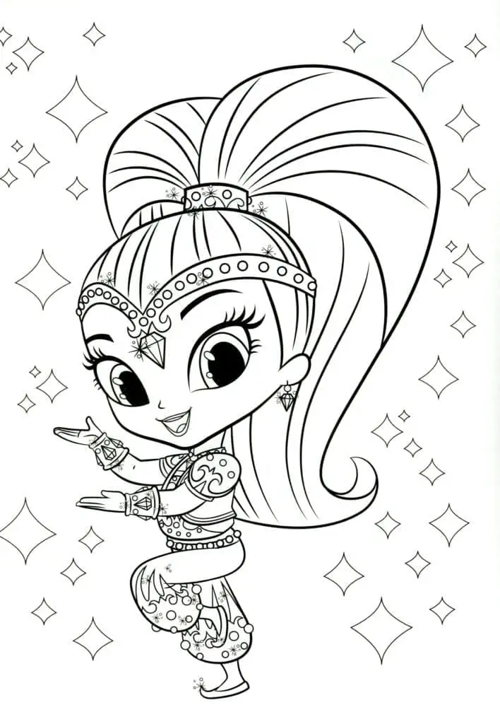 Ingyenes Shimmer és Shine lapok