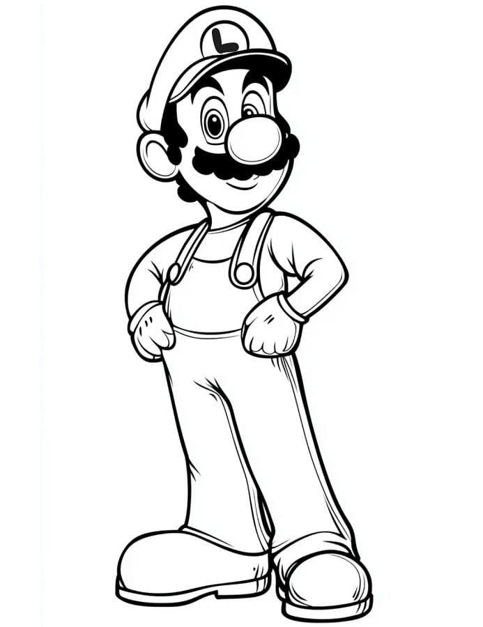 Luigi nyomtatható gyermekeknek