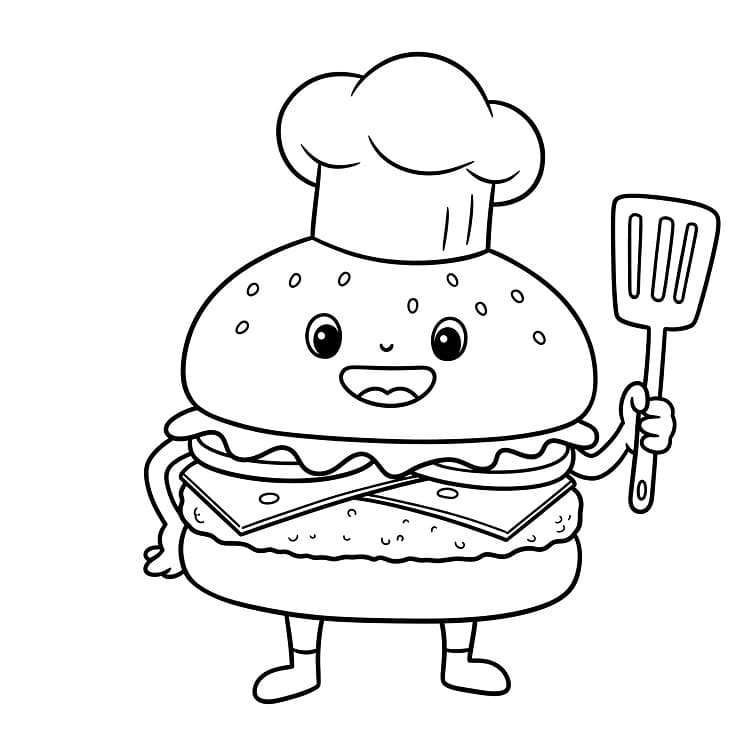 Nagyon aranyos hamburger
