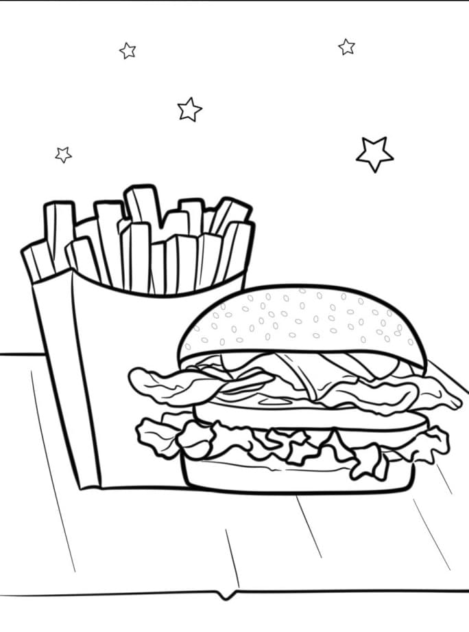 Nyomtatható Hamburger